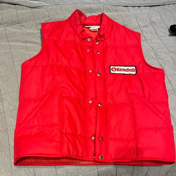 Vintage light ski vest from the 80’s - Kendall motor oil - Picture 1 of 2